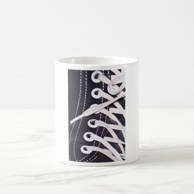 Shoelaces Closeup Coffee Mug (Center)