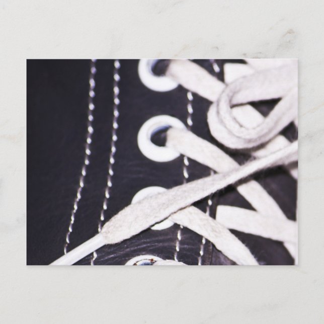 Shoelaces Closeup Postcard (Front)