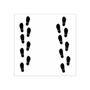 Shoeprints rubber stamp, shoe print, shoeprint rubber stamp