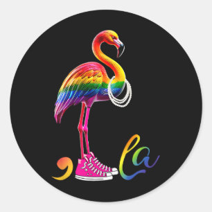 Shoes Comma La Kamala 2024 Election Rights Lgbt Classic Round Sticker