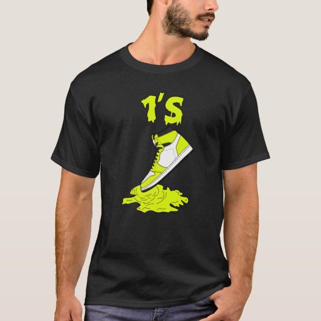 Shoes Dripping Streetwear OG Visionaire Volt 1s Ma T-Shirt (Front)
