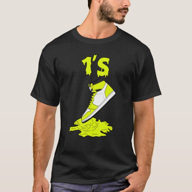 Shoes Dripping Streetwear Og Visionaire Volt 1s Ma T-Shirt (Front)