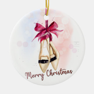Shoes for Christmas ornament