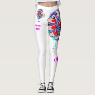shoes i am covid free leggings