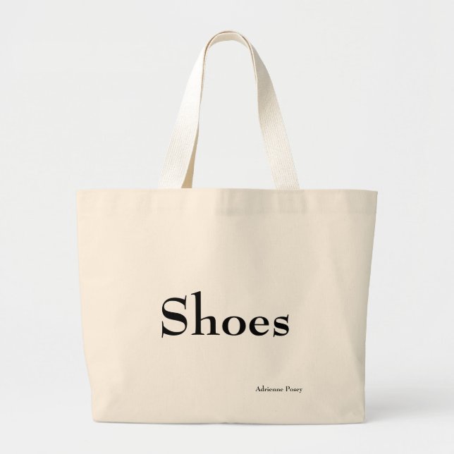 Shoes Jumbo Tote Travel Bag (Front)