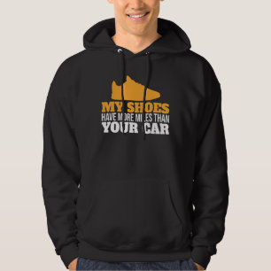 Shoes More Miles Car Track And Field Xc Cross Coun Hoodie