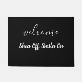 Shoes Off, Smiles On Doormat