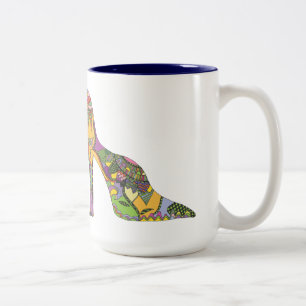 shoes on a mug
