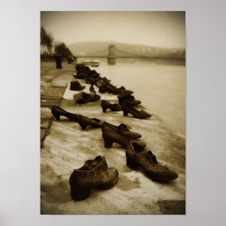 Shoes on the Danube Poster