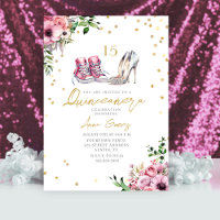 Shoes Quinceañera Pink Sneakers Heels 15 Floral