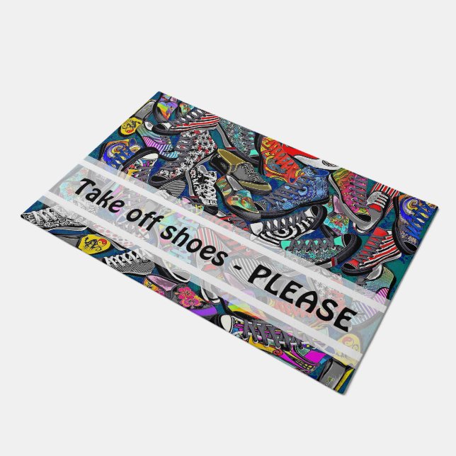 Shoes Shoes Shoes 4 + your ideas Doormat (Angled)