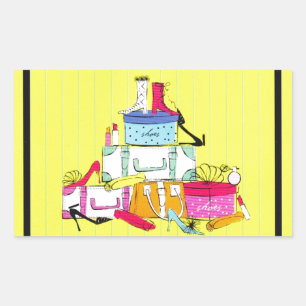 Shoes Shoes Shoes & Luggage Cute Colourful Design Sticker