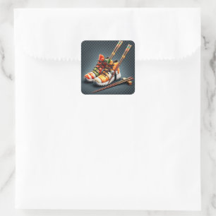Shoeshi ME - Unique Sushi Sneaker Square Sticker