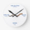 Shofar Greetings Wall Clock