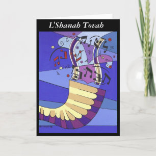 Shofar Rosh Hashanah, L'Shanah Tovah Holiday Card