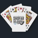 Shofar So good Funny Jewish Hanukkah Holiday Gift Playing Cards<br><div class="desc">chanukah, menorah, hanukkah, dreidel, jewish, judaism, holiday, religion, christmas, </div>