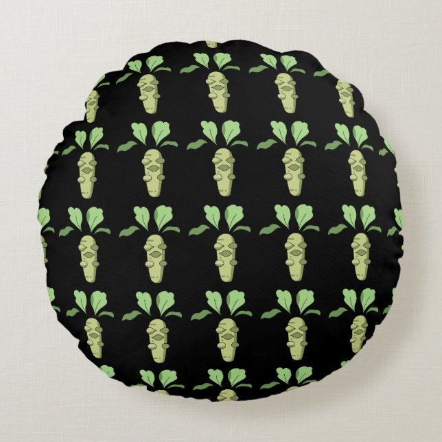 Shogun Round Pillow (Front)