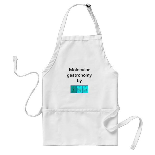 Shola periodic table name apron (Front)