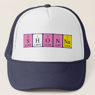 Shonna periodic table name hat