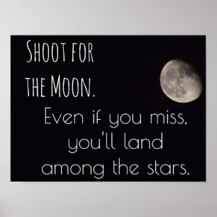 Shoot for the Moon - art print
