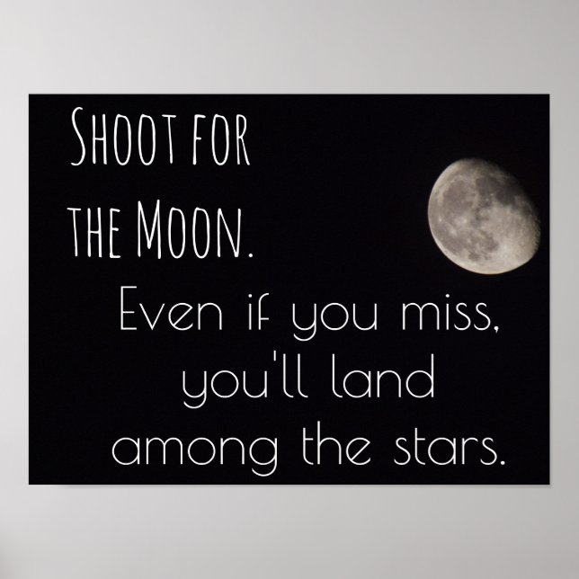 Shoot for the Moon - art print (Front)