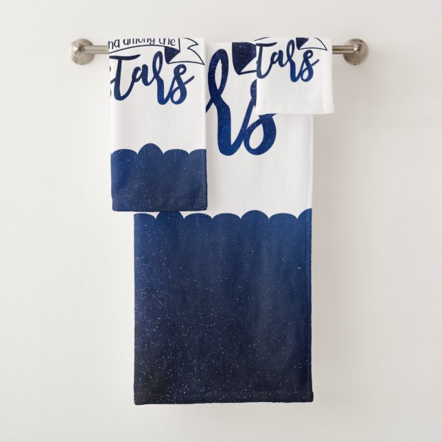 Shoot for the Moon Bath Towel Set (Insitu)