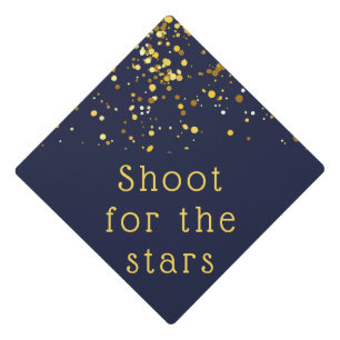Shoot for the Moon Graduation Cap Topper