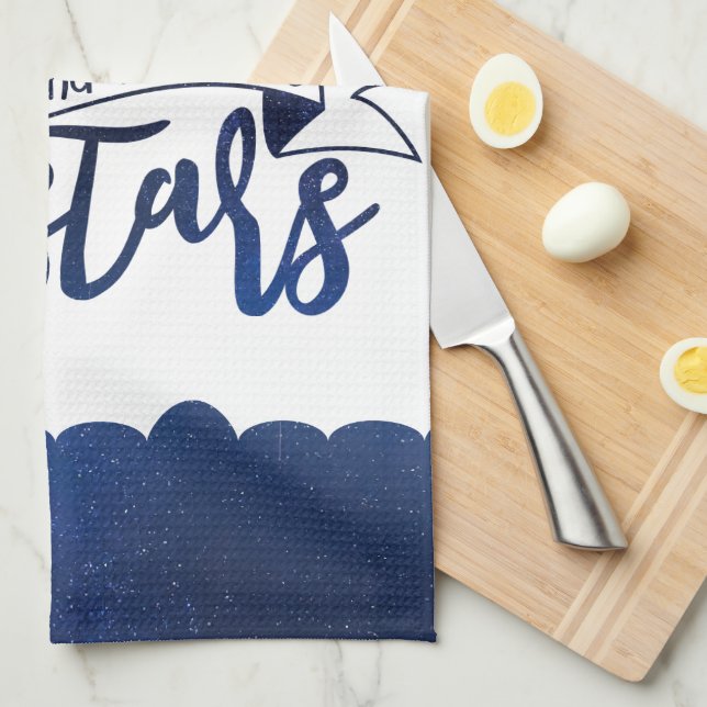 Shoot for the Moon Kitchen Towel (Quarter Fold)