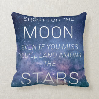 Shoot For The Moon Throw Pillow