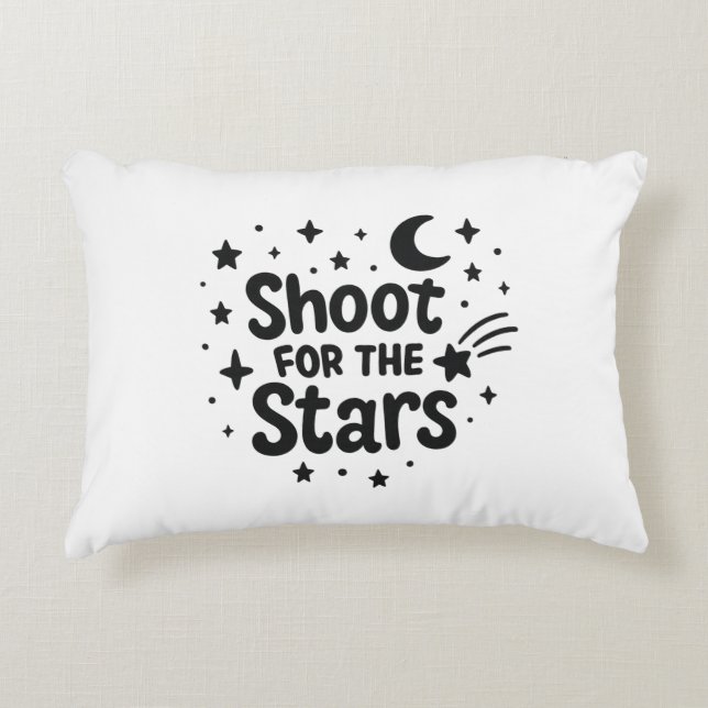 Shoot for the Stars Accent Pillow (Front)