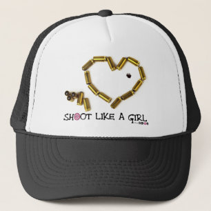 Shoot Like A Girl Trucker Hat