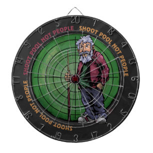 Shoot Pool Not People Dartboard