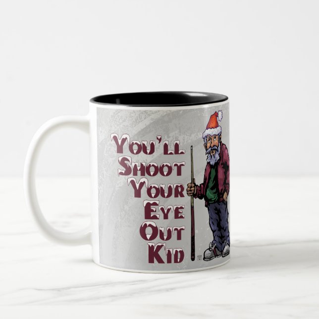 Shoot Your Eye Out Two-Tone Coffee Mug (Left)