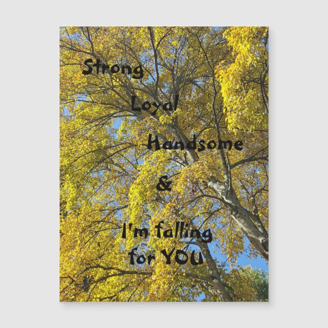 Shoot Your Shot To Him Magnetic Greeting Card (Front)