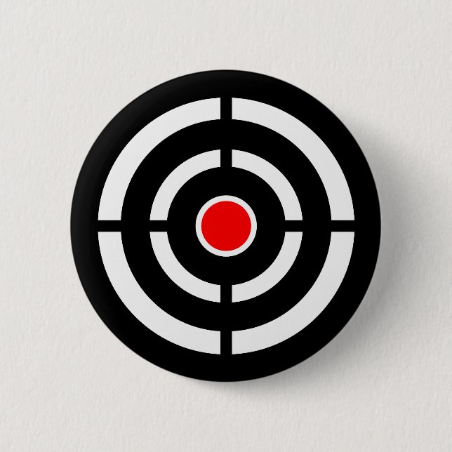 Shooting Archery Target 2 Inch Round Button (Front)