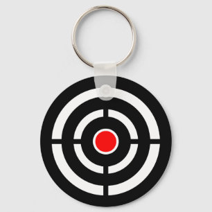 Shooting Archery Target Keychain