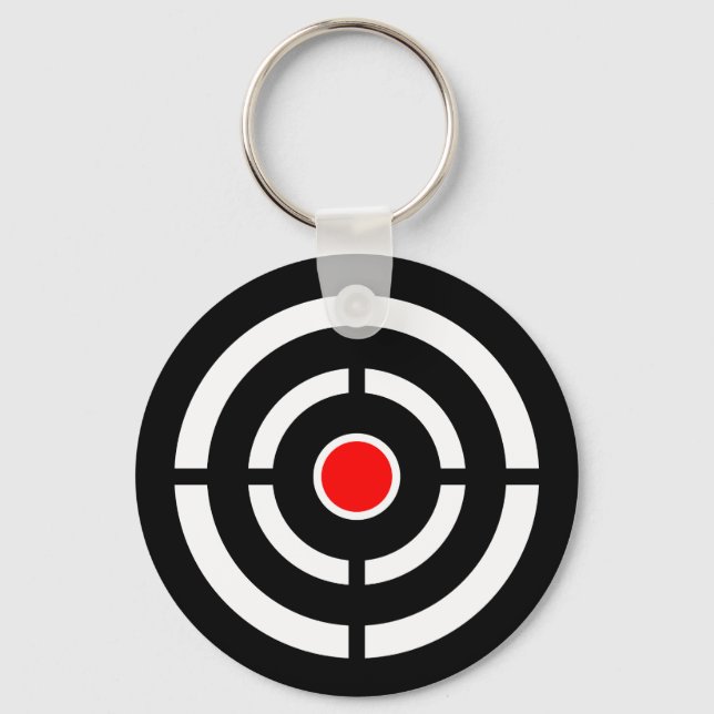Shooting Archery Target Keychain (Front)