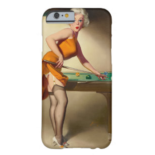 Shooting Billiards Pin Up Art Barely There iPhone 6 Case