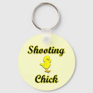 Shooting Chick Keychain