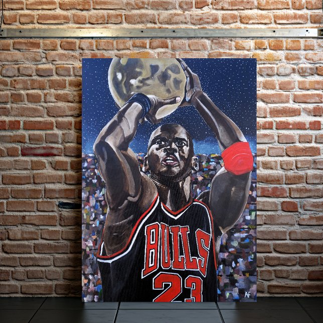 Shooting for the Moon Painting by Alfred Fox Canvas Print (Creator Uploaded)