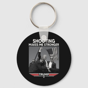 Shooting Makes Me Stronger Shooting Keychain