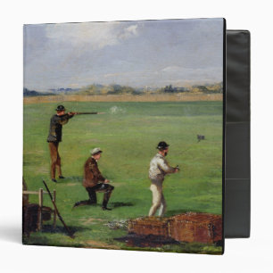 Shooting (oil on paper) binder