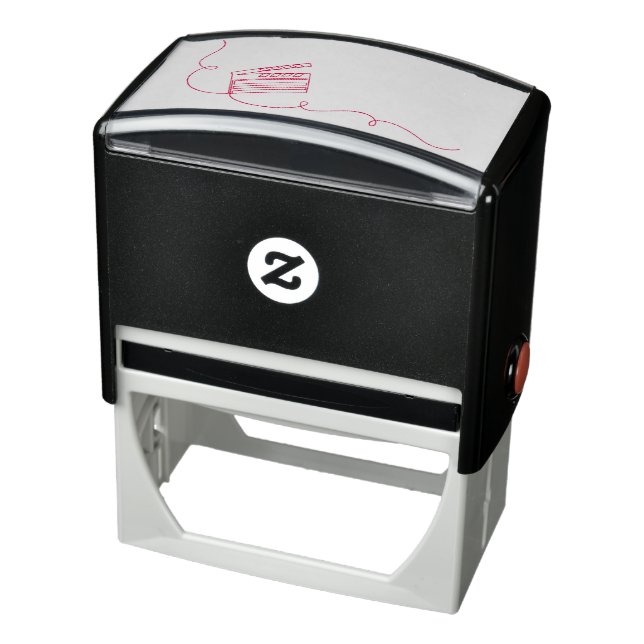 Shooting sketch drawing self-inking stamp (Product)