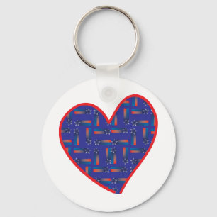 Shooting-Star-Heart Keychain
