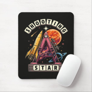 Shooting Star Space Mouse Pad