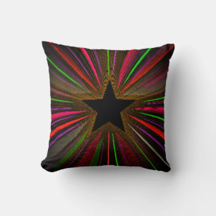 Shooting star throw pillow