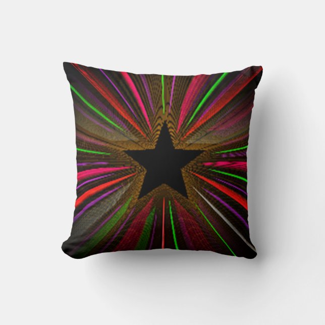 Shooting star throw pillow (Front)