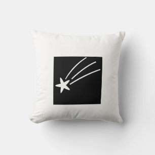 Shooting star throw pillow