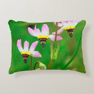Shooting Star Wildflowers in Mission Trails Park Accent Pillow