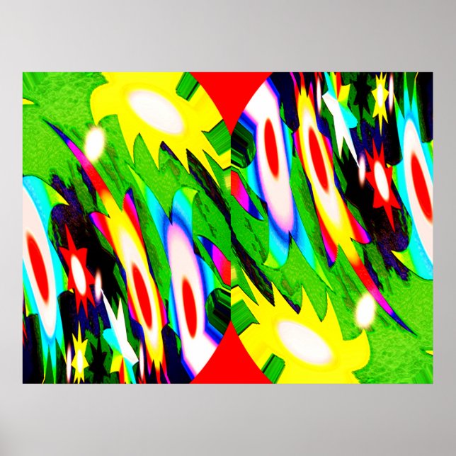 Shooting stars art poster (Front)